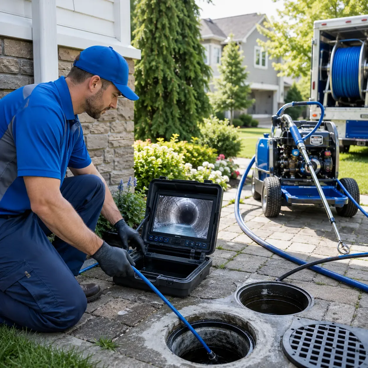 Outdoor drain cleaning professionals serving Java, SD
